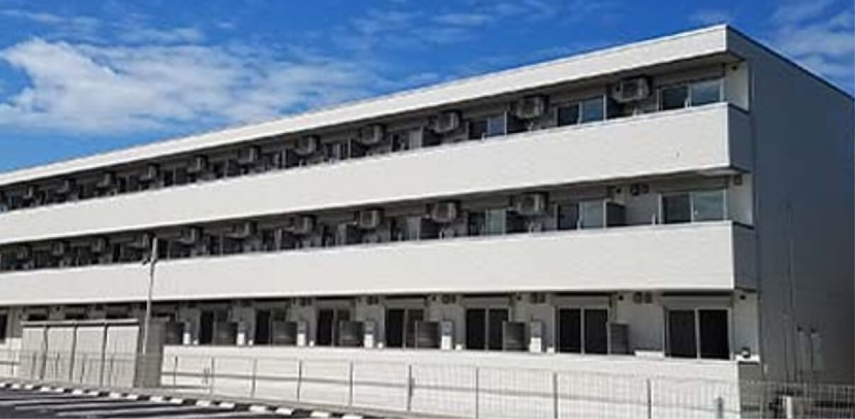 築浅でキレイな単身寮も完備